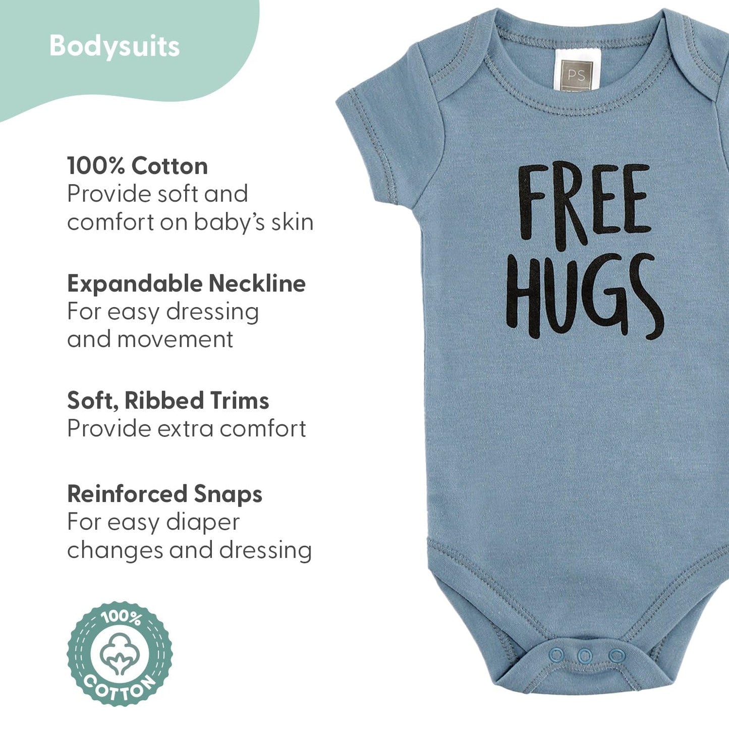 Peanutshell 23-Piece Baby Layette Gift Set for Boys - Essential Newborn Clothing and Accessories in Soft Blue (0-3 Months)