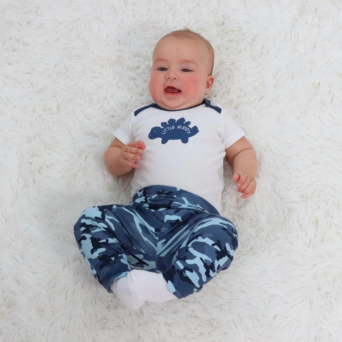 Peanutshell 23-Piece Baby Layette Gift Set for Boys - Essential Newborn Clothing and Accessories in Soft Blue (0-3 Months)