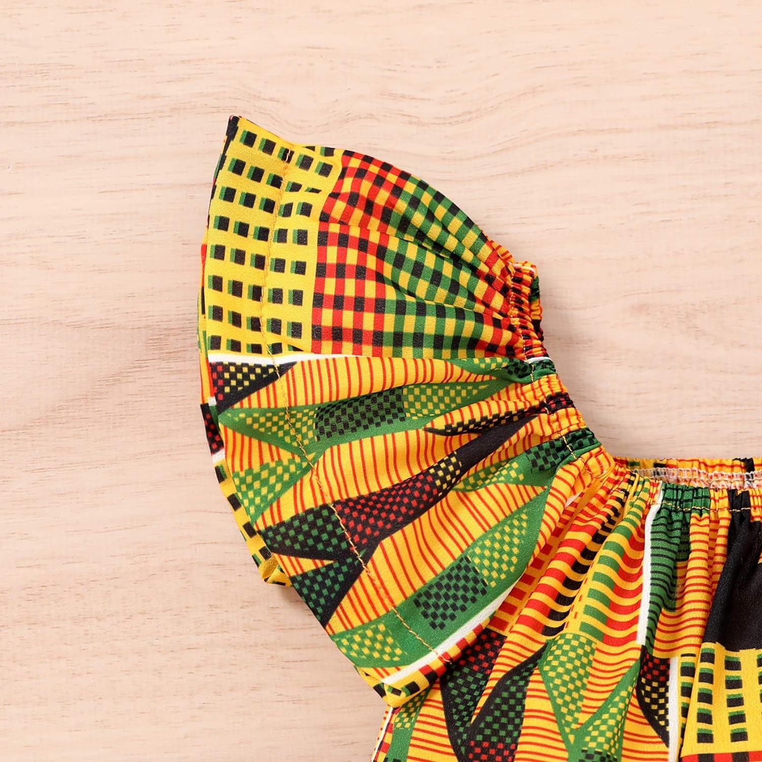 African-Inspired Dashiki Ankara Outfit Set for Girls by